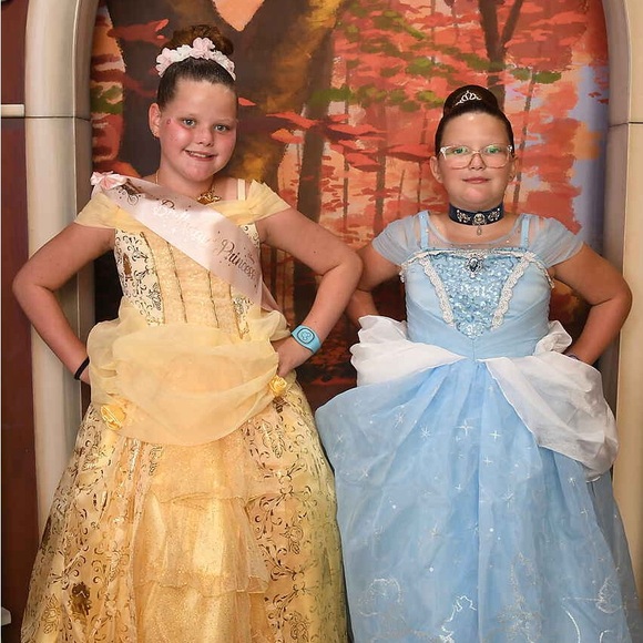 Bibbidi Bibbidi boutique signature ball gown WDW worn for a few hours size 14-16 - Picture 5 of 6